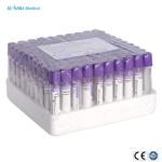 Blood Collection K2 Tube Medical Plastic Purple K2 K3 EDTA Tube Vacuum