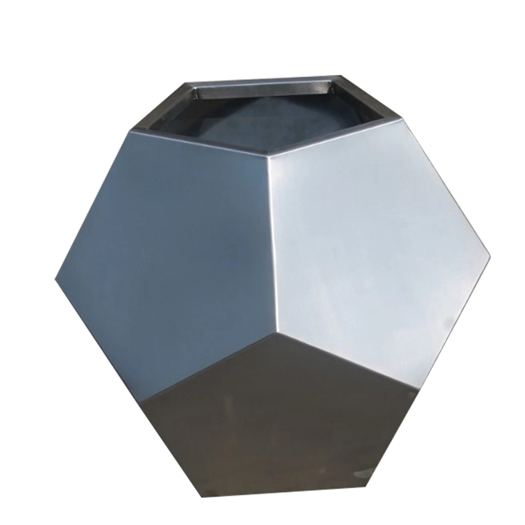 Metal iron casting flower planter special shape flower pot