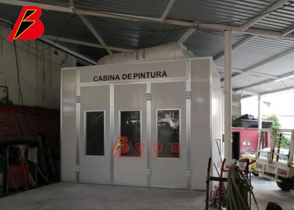 Down Draft Automotive Spray Painting Equipment Simple Paint Booth For Car Repair