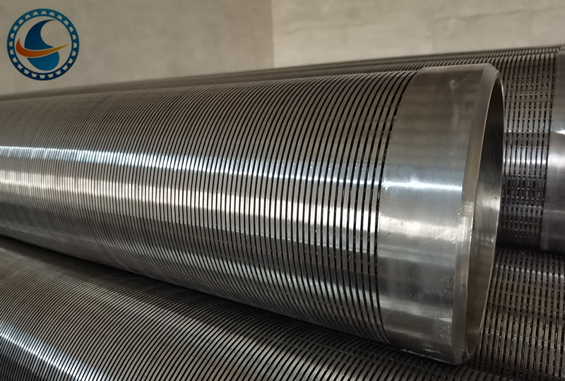 Aisi 304 Wire Wrapped Screen With High Strength Bevel Welded Rings