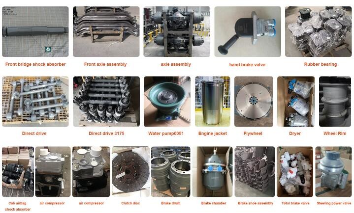 FUWA BPW Used Truck Axle 16T Truck Trailer Spares German Type