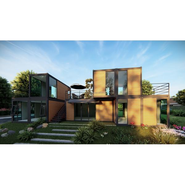 Prefabricated Modular Container Wooden Houses Container Flat Packaging Removable Luxury House 20ft Coffee Shop Modern