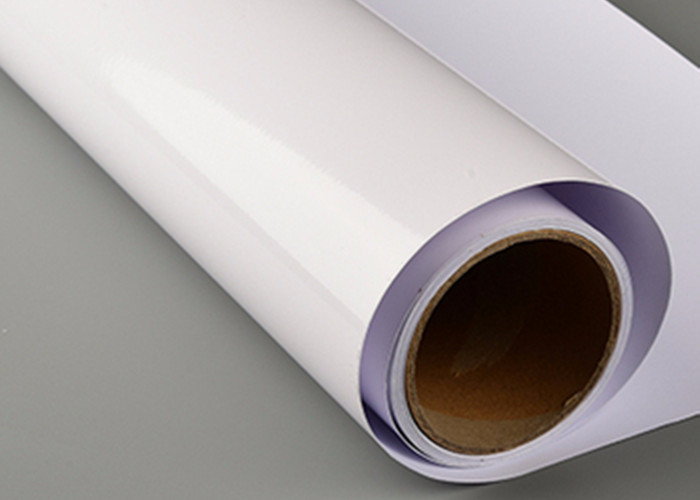 Glossy White Adhesive PU Digital Printing Film 5 Years Durability