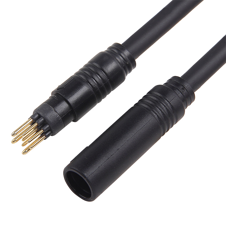 200V Electric Bike 9 Pin Connector , RoHS Ebike Waterproof Connector 3P+6P