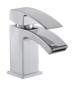 China Chrome Mixer Tap Bathroom Polished Deck Mounted Sink Mixer Tap wholesale