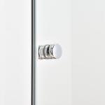Sliding Frameless Pivot Shower Door 900mm Aluminum Frame