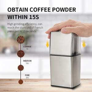 China Silver Espresso Rechargeable Coffee Grinder Wet And Dry Portable wholesale