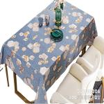 120 Inch Round Christmas PVC Tablecloth Oilproof and Stain Resistant for Square