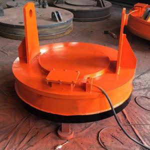 China Customized Crane Round Magnetic Chuck For Lifting Steel Metal Scrap wholesale