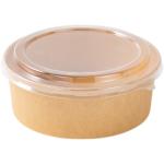 Oilproof Salad Kraft Bowls With Lids Leakproof Compostable Nontoxic