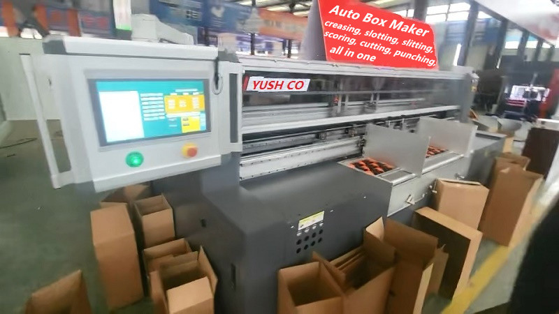 Auto Box Maker, Automatic Carton Box Forming Machine, Lead-Edge Feeding