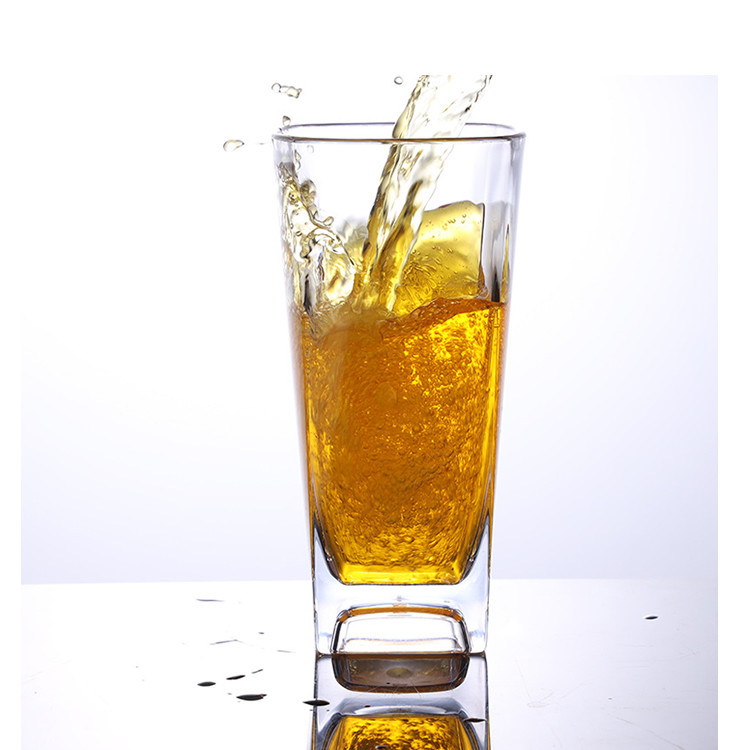 Beer Cocktail Square Plastic Tumbler Glasses 8oz 12oz Food Grade