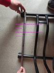 Space-Saving Bike Floor Stand Black Bike Rack for Garage Certificate ISO9001
