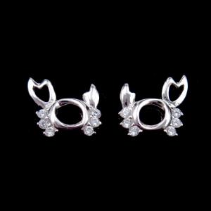 China 925 Silver Fashion Jewelry 925 Pure Silver Jewelry Crab Shaped Stud Earrings wholesale