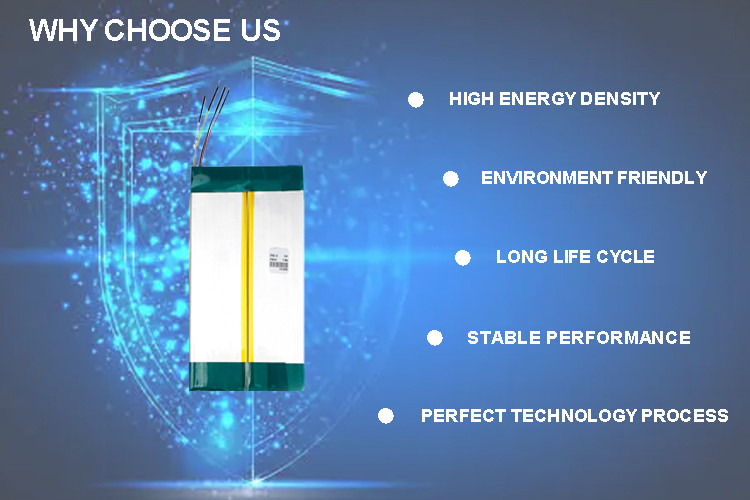 Rechargeable Lipo Battery 3.7V 1000mAh For Portable Printer