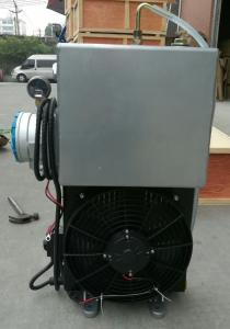 China Pump Truck 18L / 21L Oil Circuit 3 Row Radiator With Electric Fan Hydraulic System Use wholesale