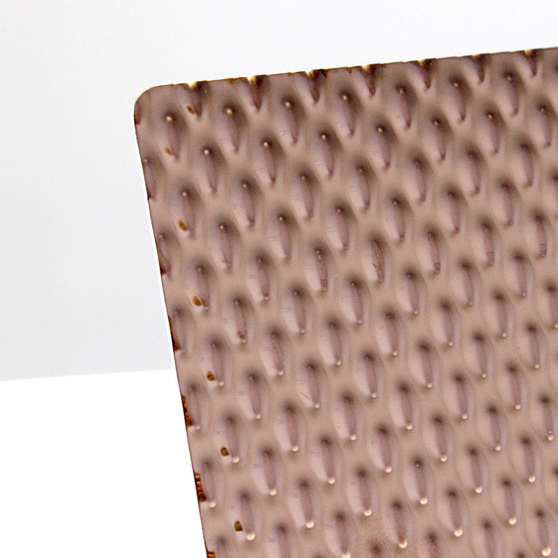 8k Mirror Titanium Stainless Steel Sheet With 3D Water Wave Ripple Embossing