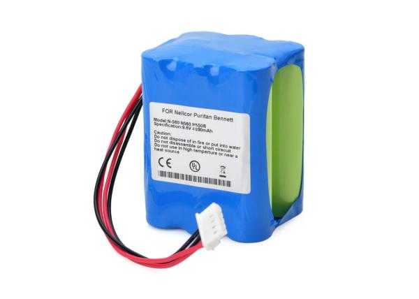 N550B N560 N-550 Pulse Oximeter Battery 9.6V 3800mAh NI-MH For Nellcor Puritan