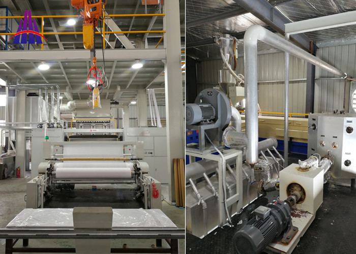 CE Certified Single Beam Non Woven Fabric Making Line For Medical Cap