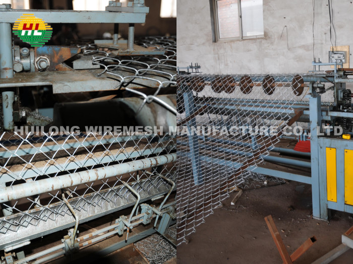 Heavy Galvanised Diamond Chain Link Fencing 1.8mm 2.0mm 2.2mm 2.5mm 3.0mm Mesh