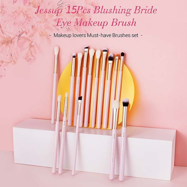 Eco Friendly Soft Dense Eye Makeup Brush Set Jessup Eyeshadow Brushes