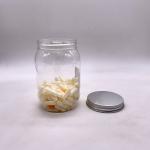 Customizable 500ml PET Nuts Kernels Candy Bottle with Aluminum Lid