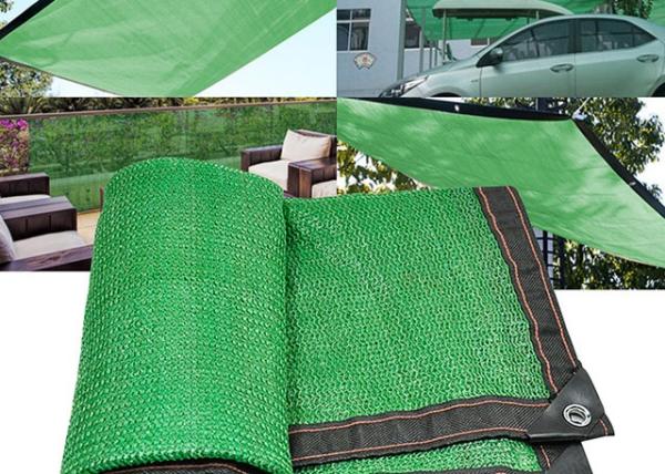 Quality Knitted Greenhouse Shade Netting / Sun Protection Green Net 95% UV resistant for sale