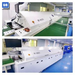 China CE PLC Lead Free Reflow Oven Machine 600mm Cooling Zone RF-H800I RF-H1010I on sale