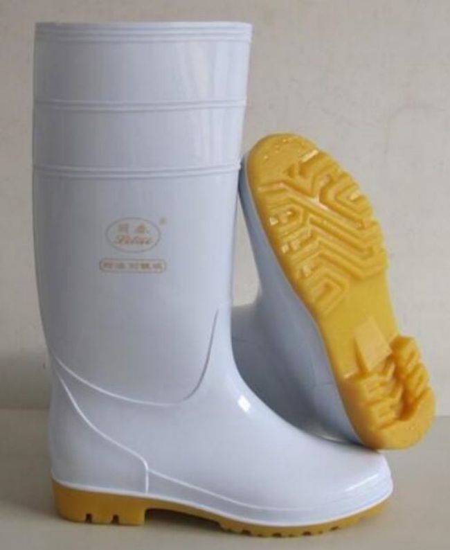380mm PVC Steel Toe Industrial Safety Gumboots Waterproof Non Slip