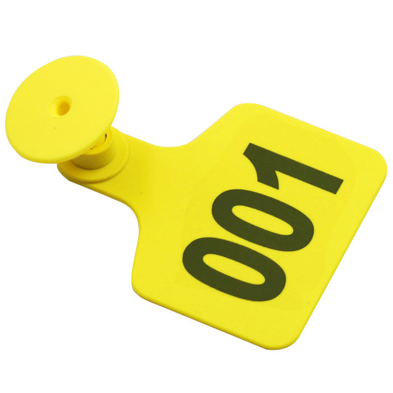 Barcode Cow Number Tags 100mm Cow Tag Numbering System