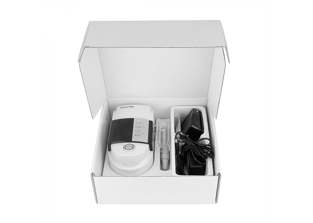 Silver Aluminium POP Permanent Makeup Tattoo Kit LCD Eyebrow Machine