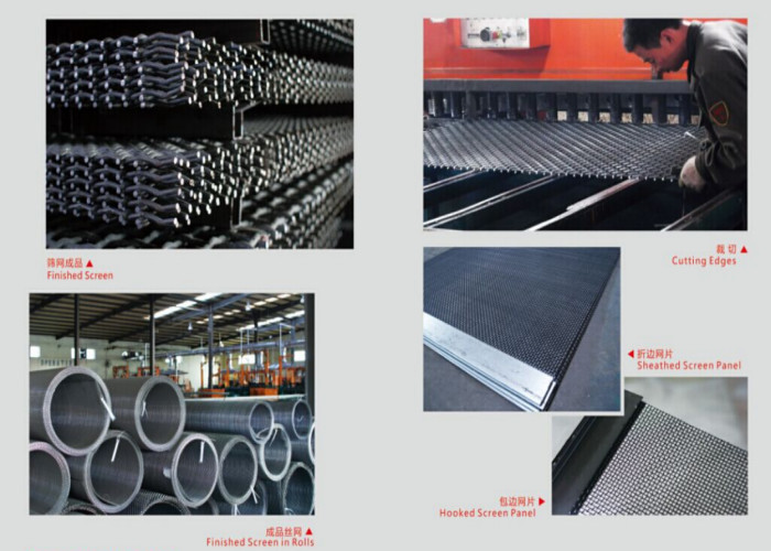 PU Modular Vibrating Screen Mesh 20-60 mm Thickness For Screening Equipment