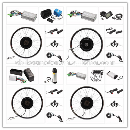 1500w 48v rear wheel bicycle conversion kit with battery