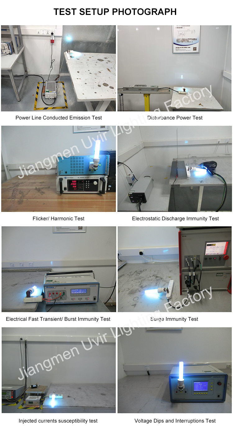 254nm ultraviolet Uv Ozone Bulb Lamp E26 / E27 for sterilization