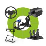 Home Sim Racing Rig Simulator with Adjustable Pedal