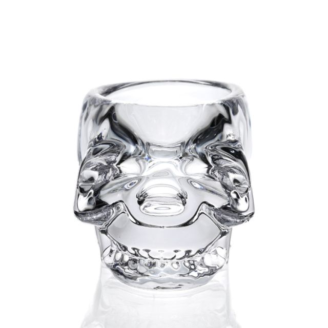 Luxury Decorative Simple Custom Brand Transparent Candle Holder Bone Shape Tealight Set for party decoration