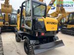 Hyundai 60W-7 Used Wheel Excavator 6 Ton Mini Agricural Excavator Hyundai 60W-7