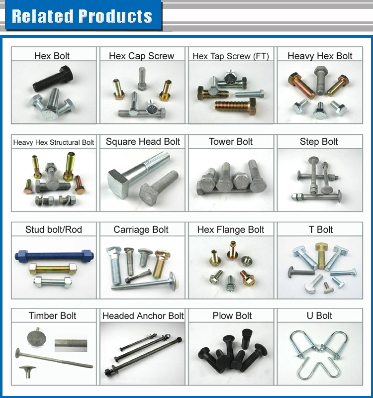 DIN931 Steel Zinc Plated Half Threaded Hex Head Bolts , Partially Threaded Metric Bolts