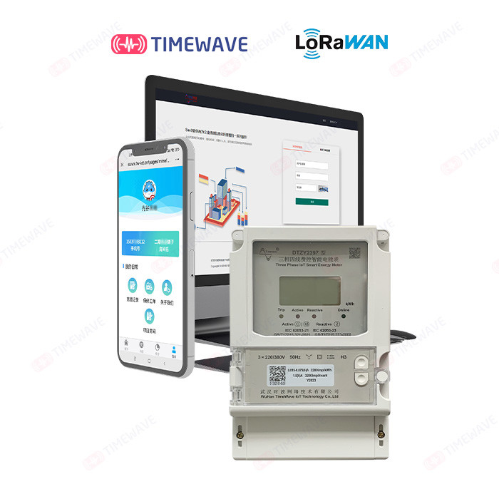 Smart Electric Energy Meter Single & Three Phase, Lorawan/Wi-Fi/4G/RS485 With Prepaid Remote Control And Ami/AMR Solution