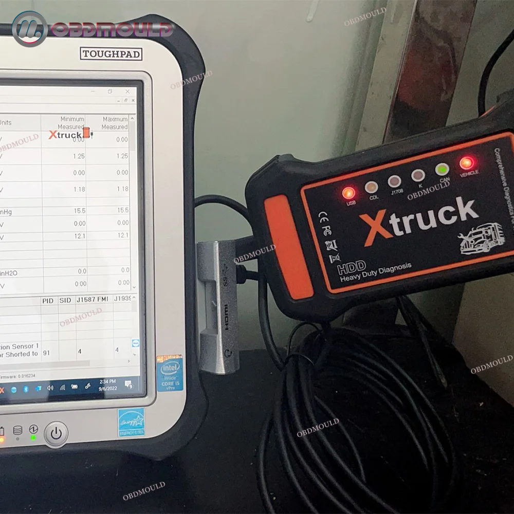 CANBUS Diagnostic Tool OBD2 Scanner Adapter for Heavy-Duty Truck Excavator Structure Diesel Engine