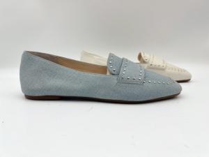China Round Toe Flat Loafer Shoes Slip On Type For Women All Seasons wholesale