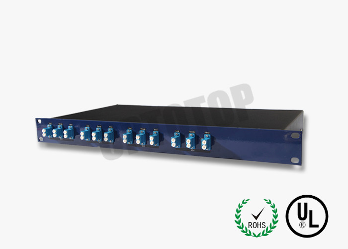 Duplex Single Mode Fiber Coupler Intergrated Box With LC / UPC Connector