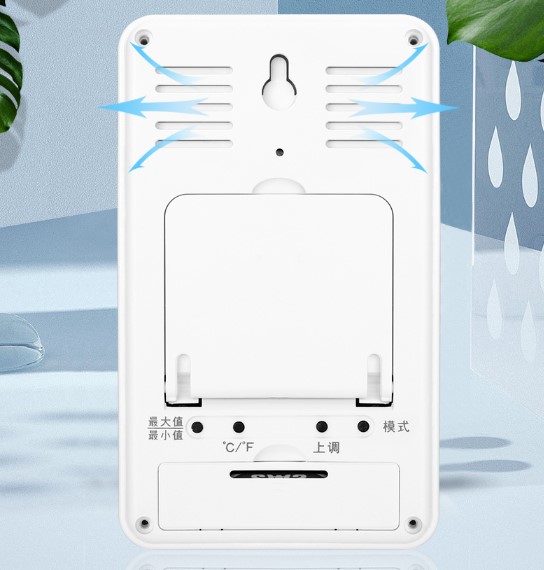 LCD Screen Alarm Clock With Temperature Testing And Humidity Monitoring Function
