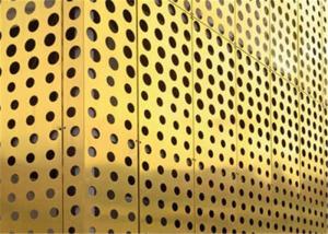 China 1mm Thickness Circle Hole Perforated Copper Plate 1m Length wholesale