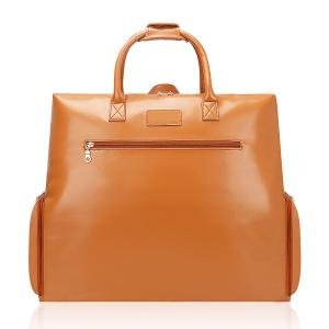 China Womens Leather Diaper Tote Bag Boy Baby Travel Backpack Mommy 24X9X17&quot; wholesale