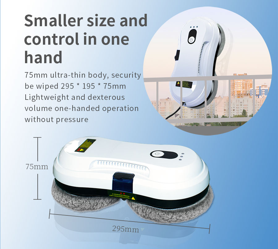 Water Tank Robot Window Cleaner Vacuum Spray Robot Cleaning Machine Infrared Navigation