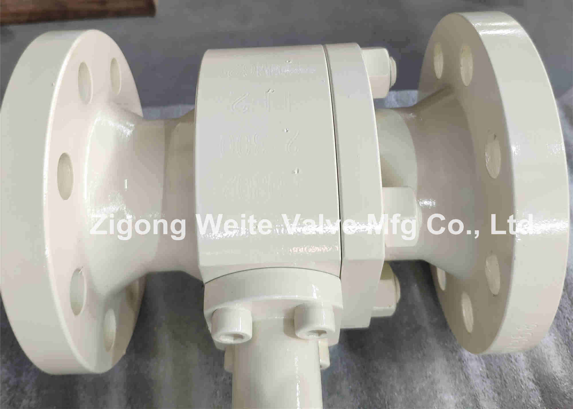 Cryogenic Split Body Ball Valve Stainless Steel Flanged Connection