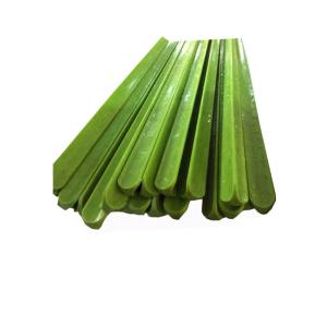 China Green Fiberglass FRP Triangle Rod Frame Pultruded Rod High Strength wholesale