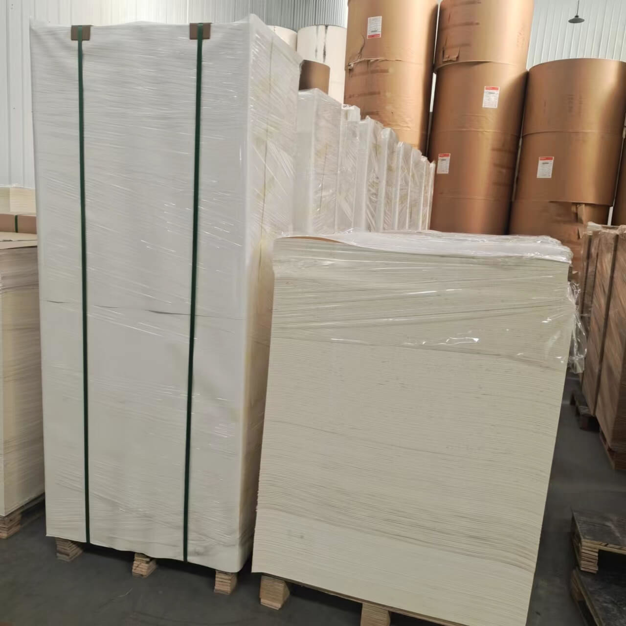 Food Grade PLA Coated Paper Sheet For Disposable Paper Cups Thermoforming