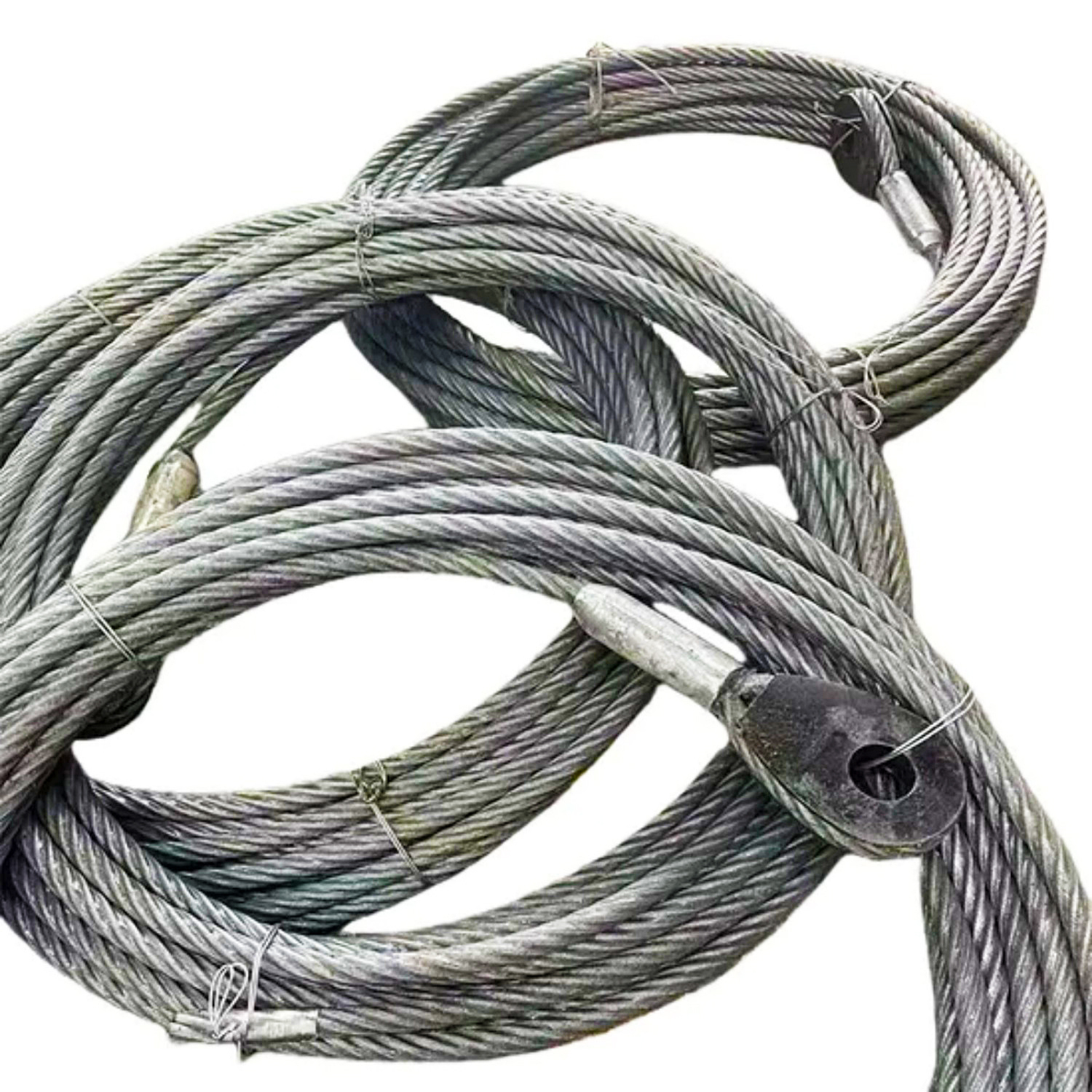 Galvanized Steel Wire Rope Sling with Thimble Ends